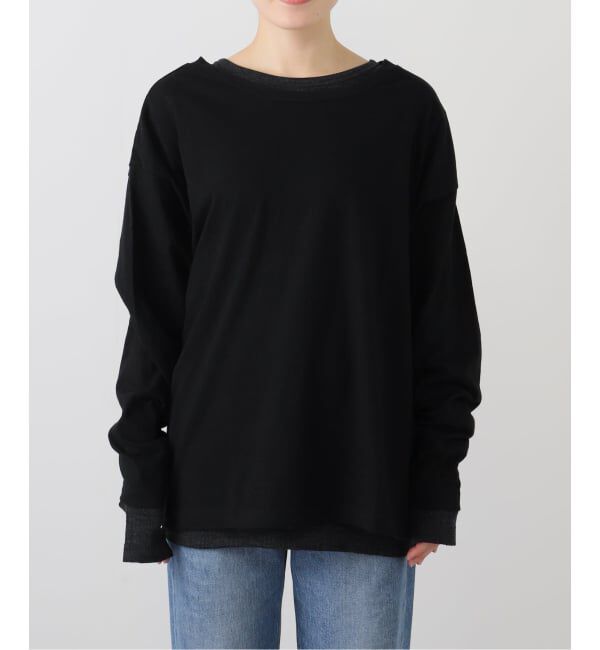 メンズファッションオススメ|【ジャーナルスタンダード/JOURNAL STANDARD】 【INSCRIRE /アンスクリア】Plating Rib Layered Tee:カットソー