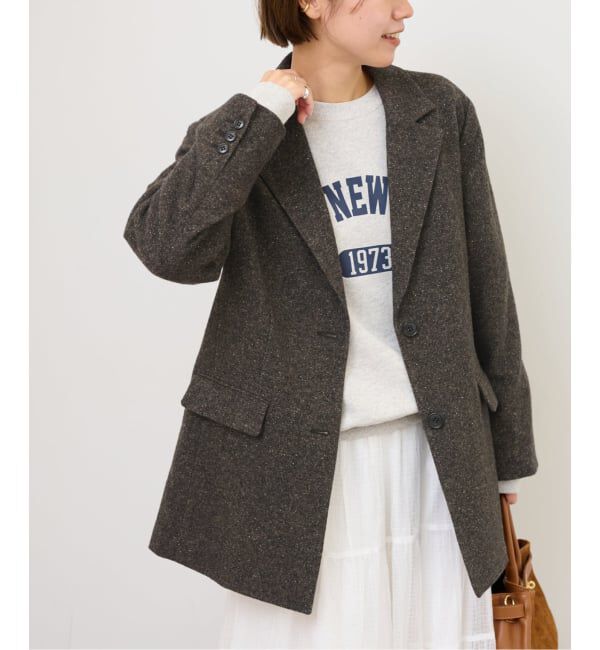 【ジャーナルスタンダード/JOURNAL STANDARD】 《予約》シルクネップツイードシングルジャケット