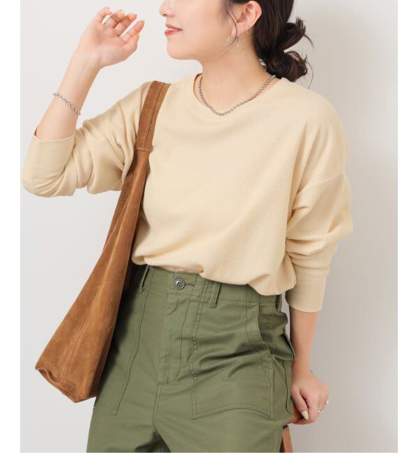 モテ系メンズファッション|【ジャーナルスタンダード/JOURNAL STANDARD】 《一部WEB限定追加 / 新色》TCワッフルオーバーサイズロングスリーブTシャツ