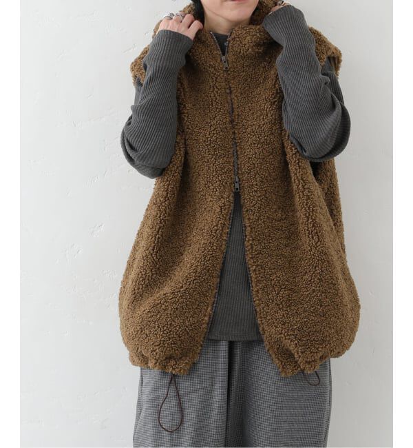 【ジャーナルスタンダード/JOURNAL STANDARD】 ボア フードベスト