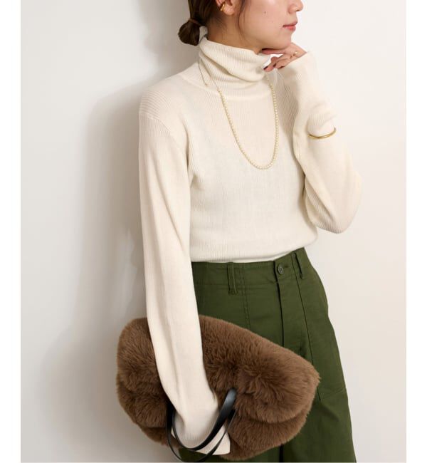 【ジャーナルスタンダード/JOURNAL STANDARD】 《追加予約3》スイスオーガニックコットンタートルネックプルオーバー