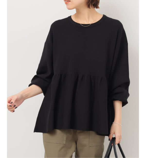 【ジャーナルスタンダード/JOURNAL STANDARD】 《WEB限定追加予約》ウォッシャブルペプラムプルオーバー