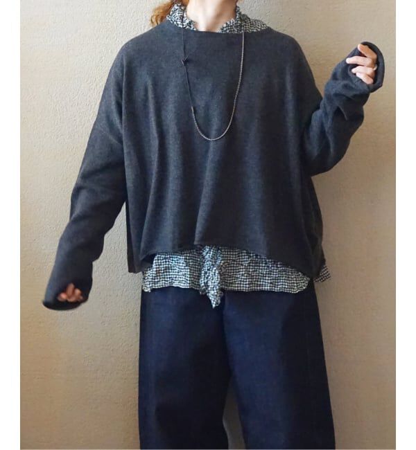 【ジャーナルスタンダード/JOURNAL STANDARD】 カシミヤ ワイドプルオーバー
