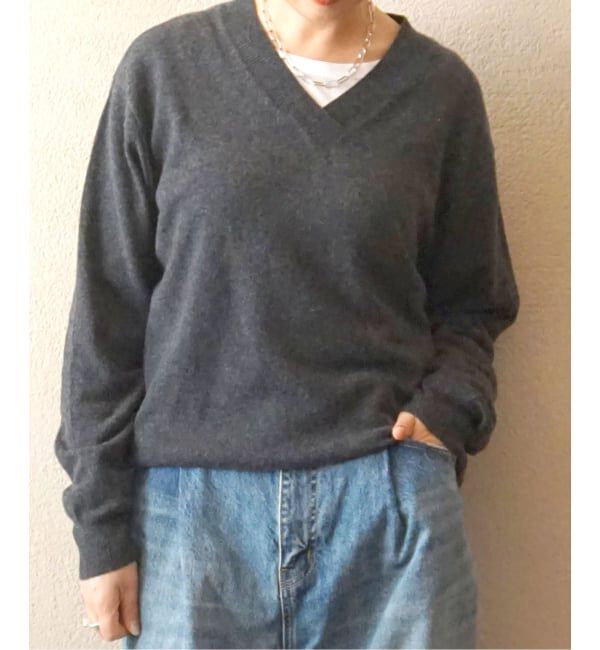 【ジャーナルスタンダード/JOURNAL STANDARD】 カシミヤ Vネックプルオーバー