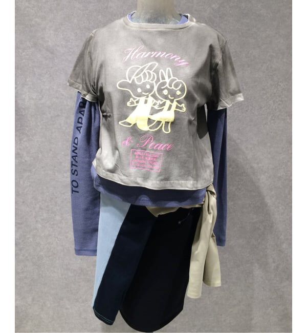 メンズファッションオススメ|【ジャーナルスタンダード/JOURNAL STANDARD】 【Ashley Williams 】WASHED GREY CROPPED T-SH AWAW250098