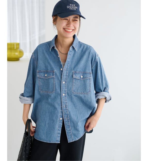 夏SALE／E‐QUALITY／手洗い可】ケーブル編みニットベスト＋シャツ