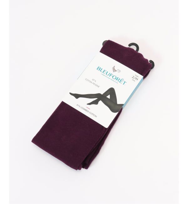 【BLEU FORET/ブルーフォレ】 C COMBED COTTON TIGHTS