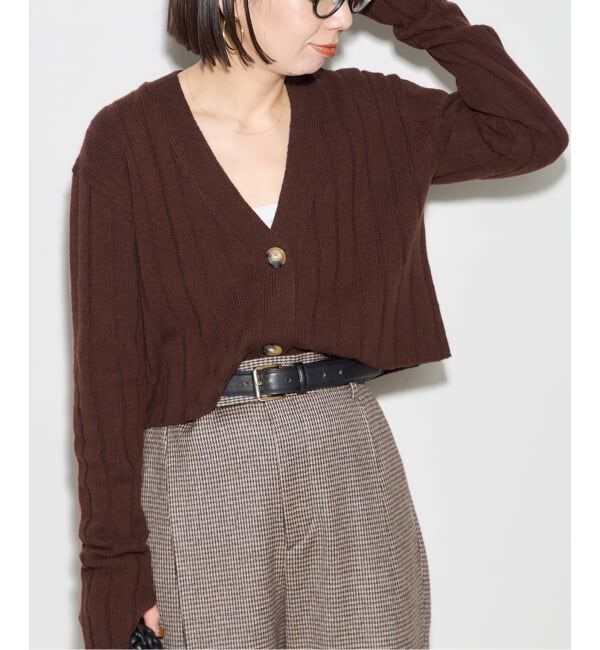人気メンズファッション|【ジャーナルスタンダード/JOURNAL STANDARD】 ワイドRIBショートカーディガン