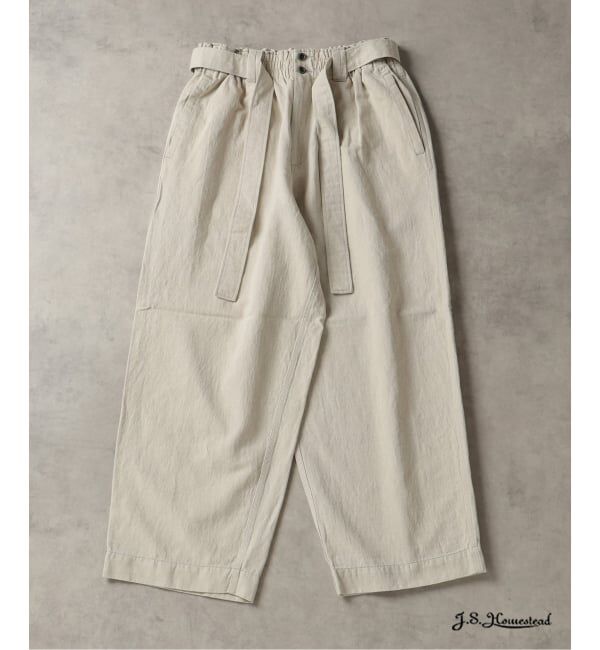 ファッションメンズなら|【ジャーナルスタンダード/JOURNAL STANDARD】 《予約》J.S.Homestead / コットンリネン デニム 921 “JUDO” パンツ