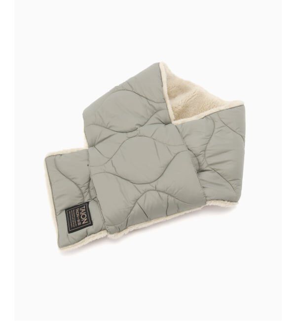 【ジャーナルスタンダード/JOURNAL STANDARD】 TAION / タイオン ミリタリー リバーシブル ダウンマフラー ソフトシェル