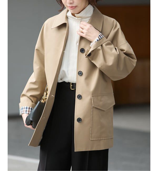 【別注】Aquascutum×LESSAGEショートコート