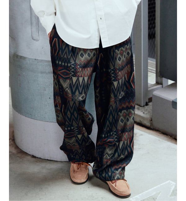 メンズファッションなら|【ジャーナルスタンダード/JOURNAL STANDARD】 《予約》RIRANCHA / リランチェ ブッチャー 総柄 オーバー パンツ