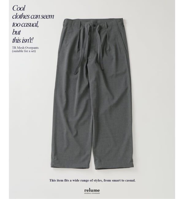 ファッションメンズのイチオシ|【ジャーナルスタンダード/JOURNAL STANDARD】 《予約》TRメッシュ オーバーパンツ (セットアップ対応可能)