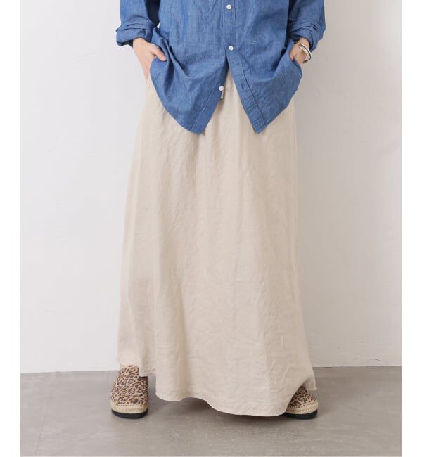 フレンチリネンツイルスカート