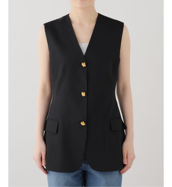 【EENK/インク】Classic Button Vest：ベスト
