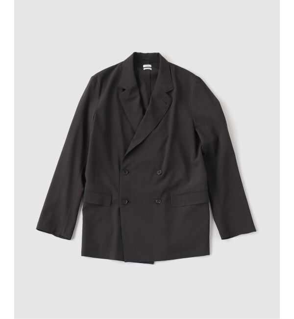 YOKE / ヨーク ウール ウォッシャー トロピカル ダブル ブレスト ジャケット