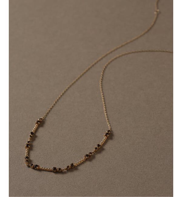 【スピック＆スパン/Spick & Span】 スモーキークォーツラインモチーフネックレス K10