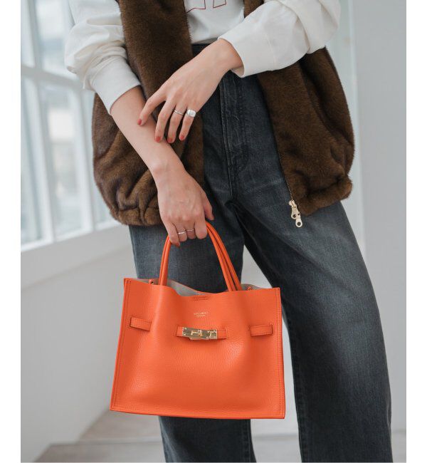 VIOLAd'ORO / TRERO シュリンク クロア トートバッグ VIOLAd'ORO