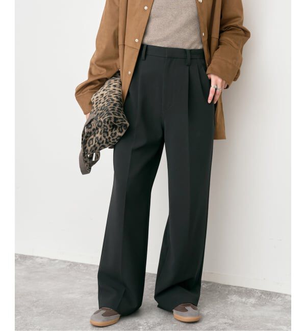 2WAYバックピーチセミフレアパンツ（qualite）｜ルミネの