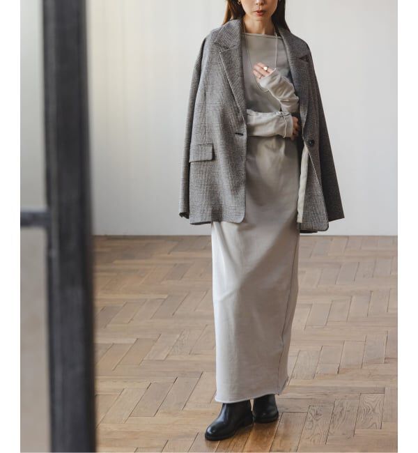 【スピック＆スパン/Spick & Span】 《NOBLE別注》GREYCHORD/グレーコード タックギャザーワンピース