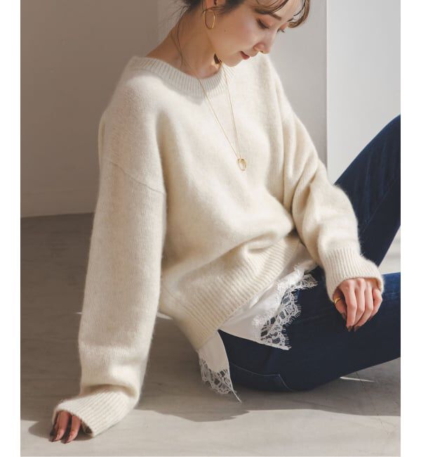 【スピック＆スパン/Spick & Span】 YAKクルーネックプルオーバー