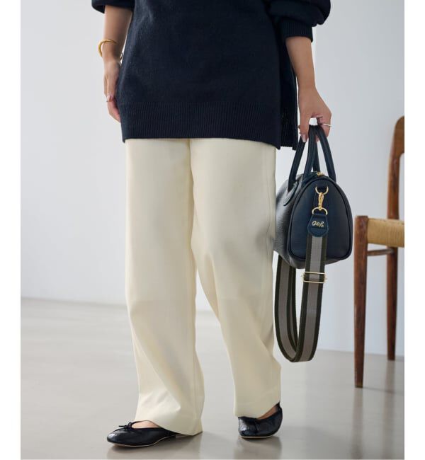 【スピック＆スパン/Spick & Span】 ≪手洗い可 / 追加予約≫ウォッシャブルサキソニーイージーパンツ