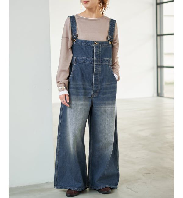 【スピック＆スパン/Spick & Span】 5 1/2 HIGHRISE OVERALLS