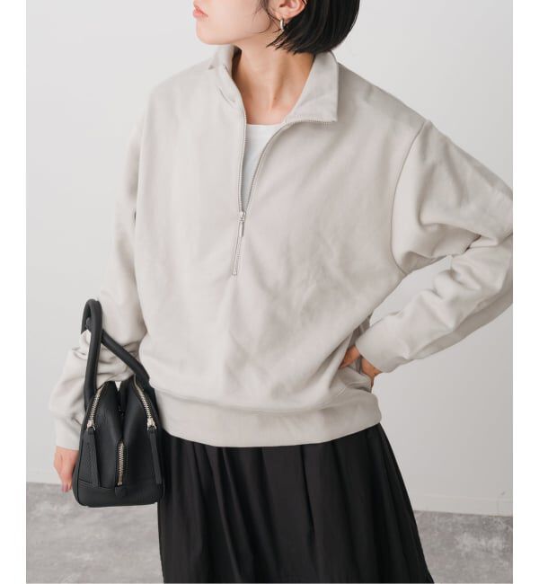 人気ファッションメンズ|【スピック＆スパン/Spick & Span】 《予約》ブラッシュドテリーハーフジッププルオーバー