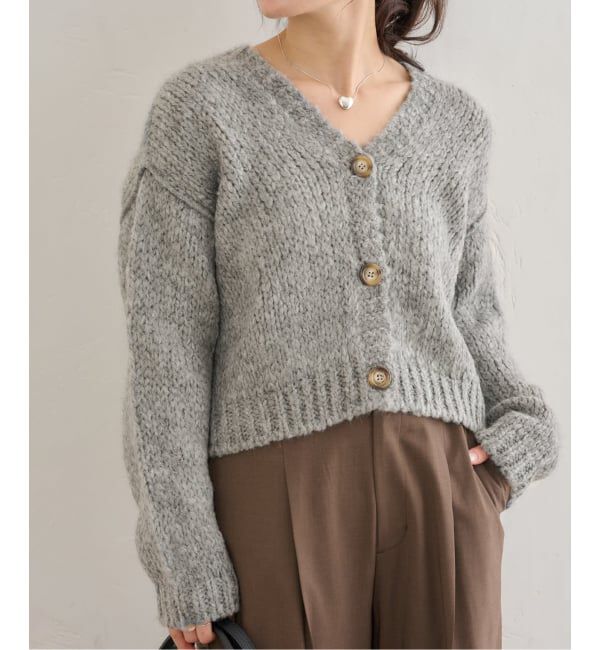 モテ系ファッションメンズ|【スピック＆スパン/Spick & Span】 TRICOTS JEAN MARC/トリコットジーンマルク CROP SHORT CARDIGAN