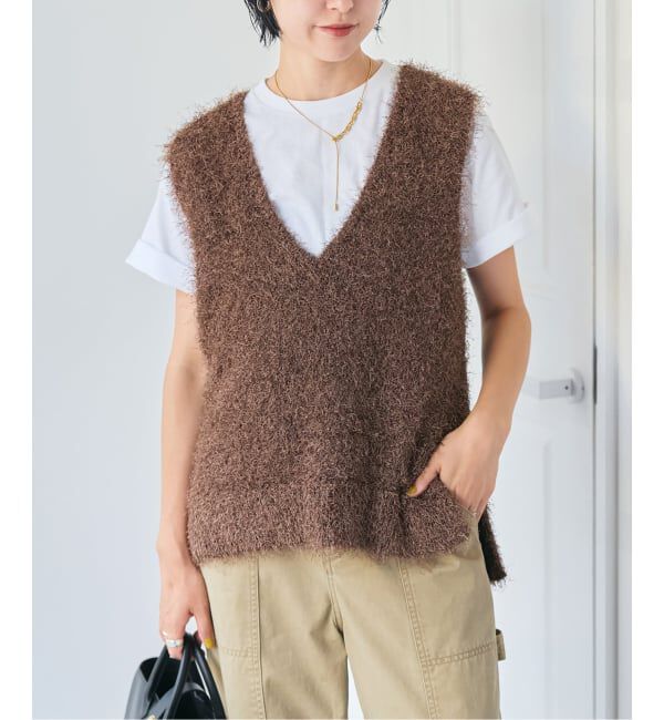 人気ファッションメンズ|【スピック＆スパン/Spick & Span】 シャギーベスト