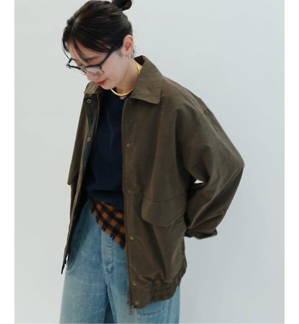 【スピック＆スパン/Spick & Span】 WAXED COTTON ブルゾン
