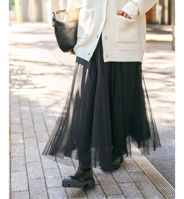 【スピック＆スパン/Spick & Span】 《追加2》チュールスカート