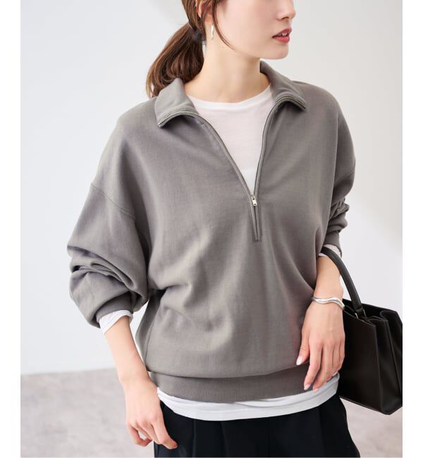 ファッションメンズのイチオシ|【スピック&スパン/Spick & Span】 DEEP HALF ZIP