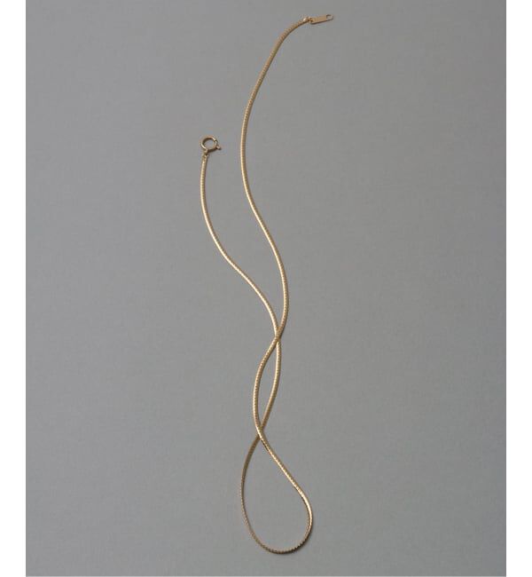 【スピック＆スパン/Spick & Span】 ヘリンボーンチェーン40cmネックレス K18