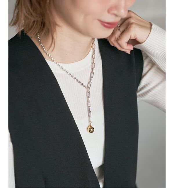 【スピック＆スパン/Spick & Span】 Soierie/ソワリー Pome motif necklace