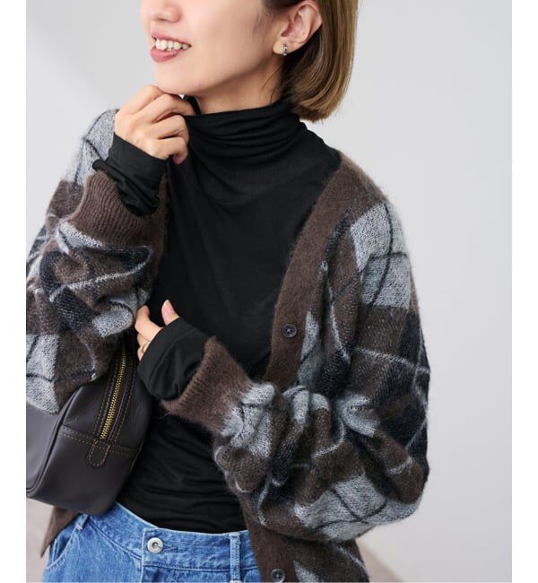 モテ系ファッションメンズ|【スピック＆スパン/Spick & Span】 ATON/エイトン MODAL SILK JERSEY TURTLENECK