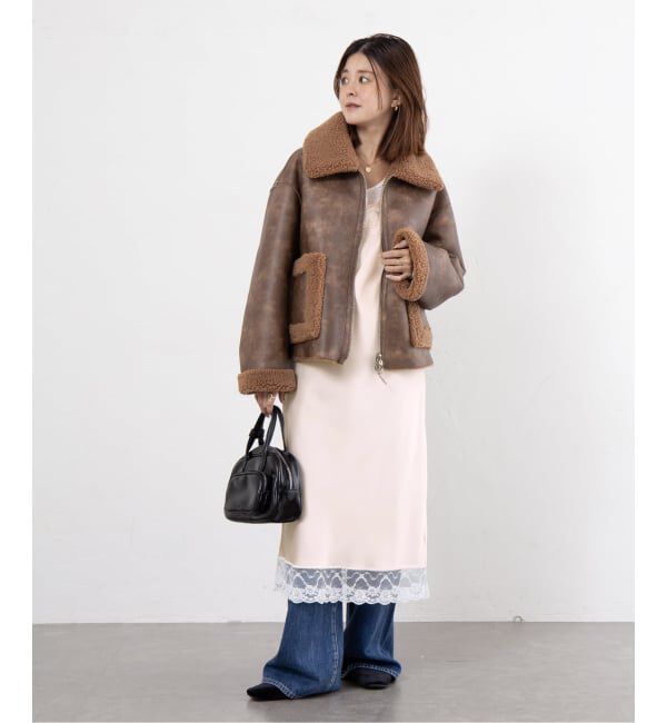 【スピック＆スパン/Spick & Span】 《予約》サテンキャミワンピース