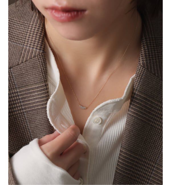 【スピック＆スパン/Spick & Span】 beansパヴェダイヤネックレス K18