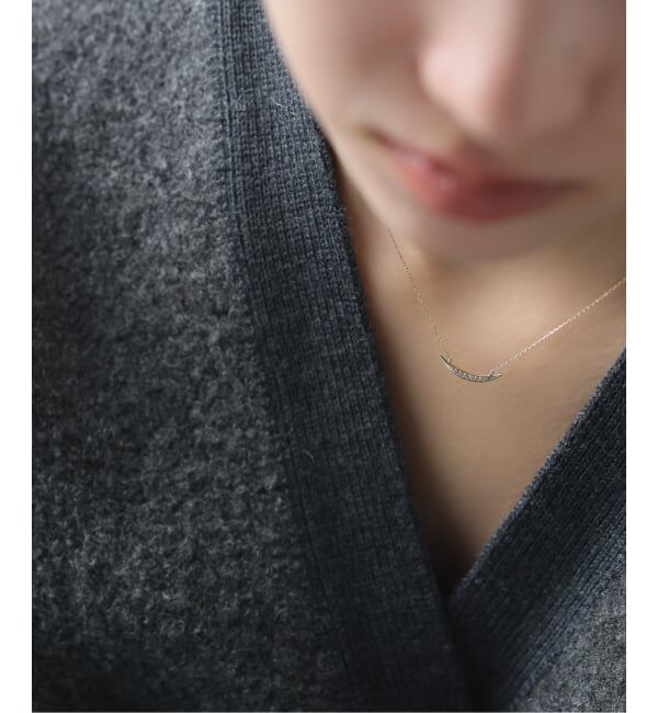 【スピック＆スパン/Spick & Span】 《WEB限定》ムーンラインホワイトトパーズネックレス K10