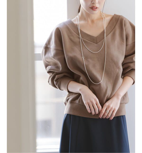人気メンズファッション|【スピック&スパン/Spick & Span】 《26SS先行予約》Vネックオーバースウェット