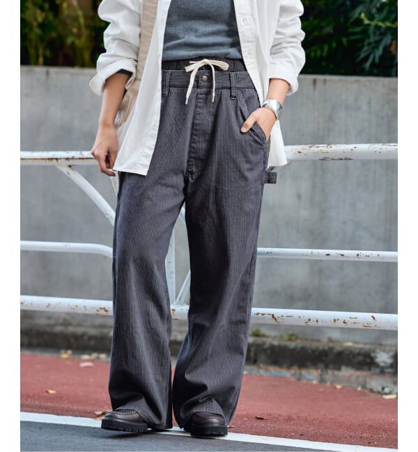 ファッションメンズなら|【スピック&スパン/Spick & Span】 ≪予約≫PAYDAY/ペイデイ 別注レイヤードヒッコリーパンツ