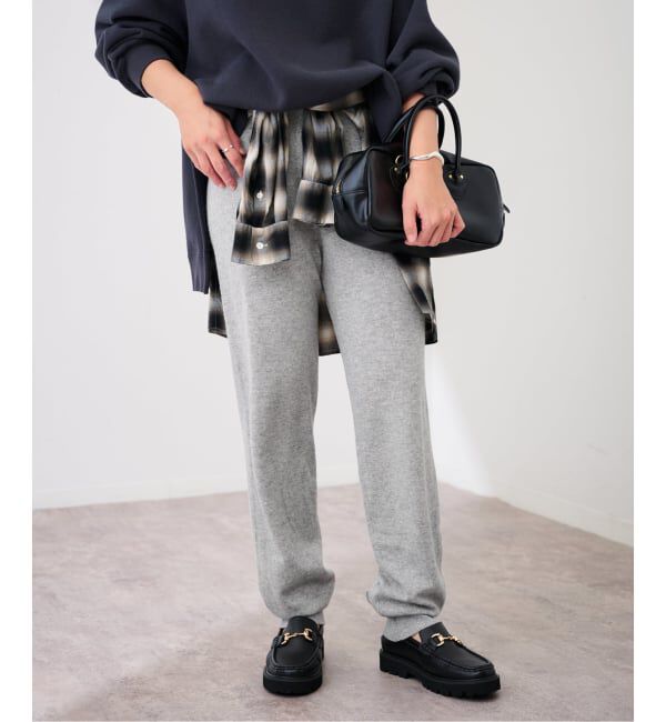 ファッションメンズお薦め|【スピック&スパン/Spick & Span】 カシミヤ ニットパンツ