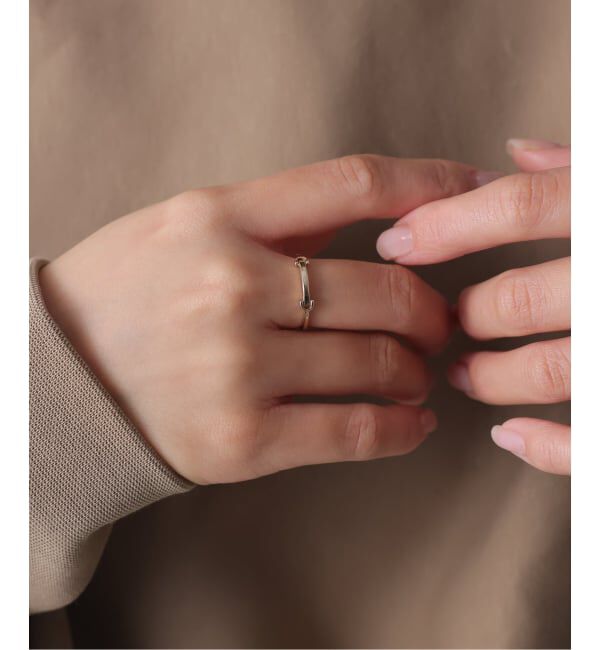 【スピック＆スパン/Spick & Span】 《WEB限定》バックルリング K10