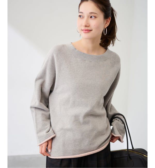 人気ファッションメンズ|【スピック&スパン/Spick & Span】 オーバーダイ裏毛カットオフプルオーバー