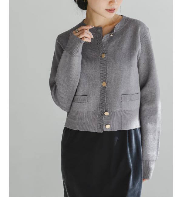 メンズファッションなら|【スピック&スパン/Spick & Span】 《予約》ダブル編みショートカーデ