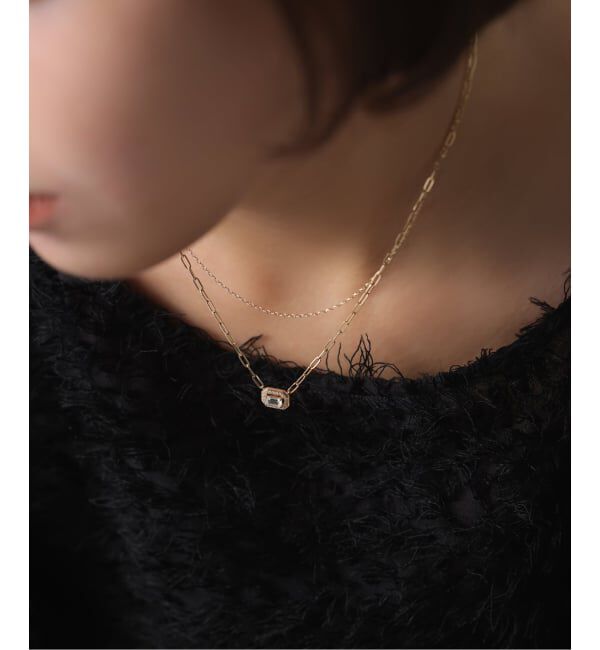 【スピック＆スパン/Spick & Span】 アップグレードホワイトトパーズネックレス K18