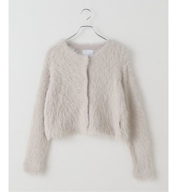 人気ファッションメンズ|【スピック&スパン/Spick & Span】 スパンコールシャギーニットカーディガン