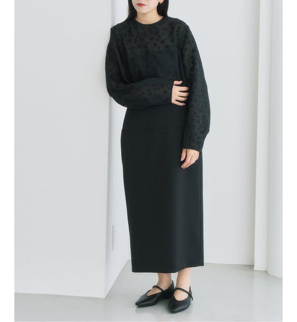 【スピック＆スパン/Spick & Span】 《予約》シアージャガードドッキングワンピース