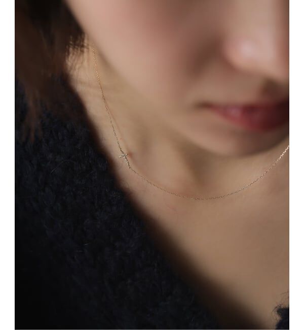 【スピック＆スパン/Spick & Span】 クロスダイヤネックレス K10