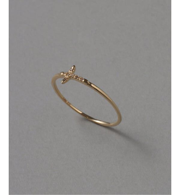 【スピック＆スパン/Spick & Span】 クロスダイヤリング K10